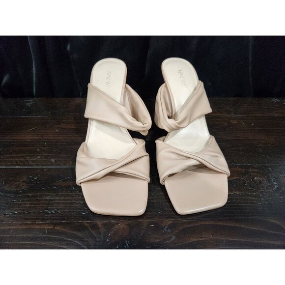 Nine West Sashah Nude Heeled Dress Sandals/Sz. 11M, NWOB - Picture 6 of 9